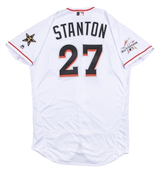 2017 Giancarlo Stanton Miami Marlins All Star Game Issued Jersey (MLB Authenticated)